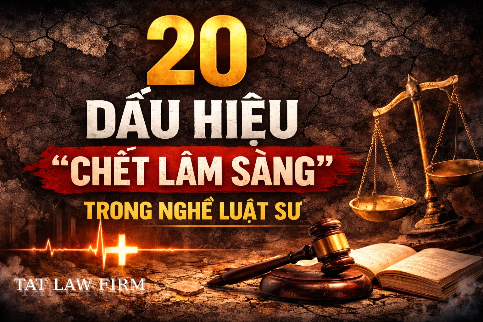 20 DẤU HIỆU “CHẾT LÂM SÀNG” TRONG NGHỀ LUẬT SƯ
