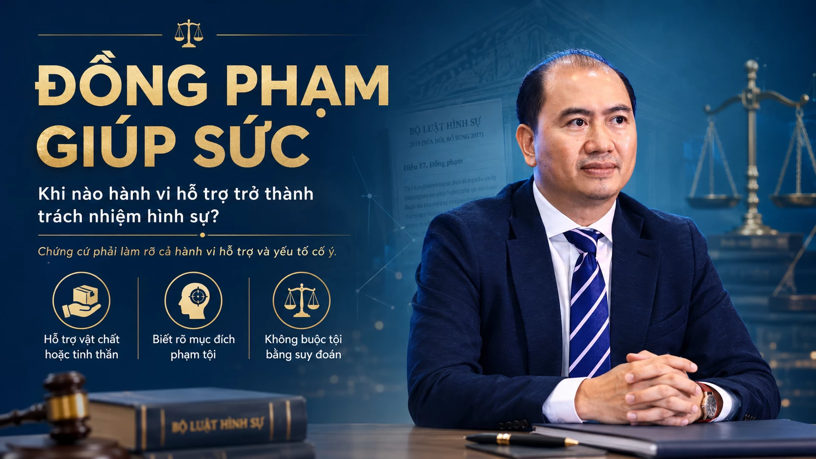 Đồng phạm giúp sức trong vụ án hình sự: Khi một hành động tưởng chừng vô hại có thể dẫn đến trách nhiệm pháp lý