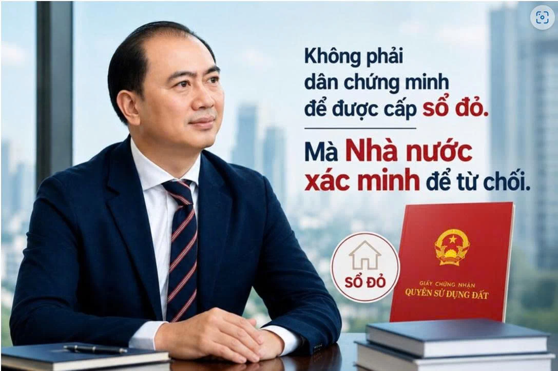 Luật Đất đai sửa đổi: Khi cấp sổ đỏ không chỉ là thủ tục hành chính mà là sự giải phóng quyền tài sản
